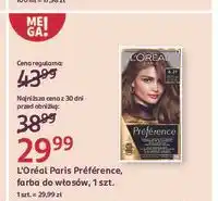 Rossmann Farba do włosów jasny brąz 6.21 L'oreal Preference oferta