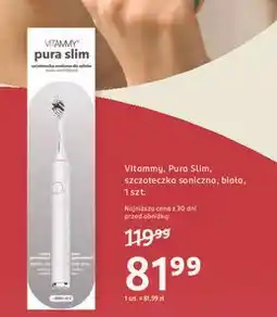 Rossmann Szczoteczka soniczka pura slim biała Vitammy oferta