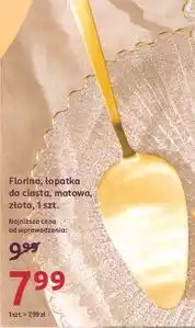 Rossmann Łopatka do ciasta złota Florina (Florentyna) oferta