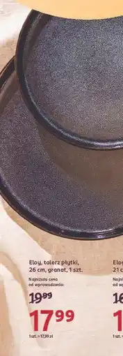Rossmann Talerz płytki 26 cm granat Eloy oferta