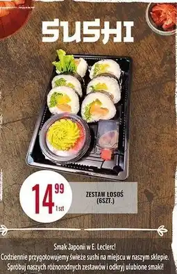 E.Leclerc Zestaw sushi salmon Sushi E.leclerc oferta