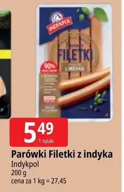 E.Leclerc Parówki filetki z indyka Indykpol oferta