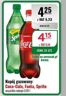 Eurocash Napój gazowany: Coca-Cola, Fanta, Sprite oferta