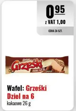Eurocash Wafel: Grześki Dziel na 6 oferta