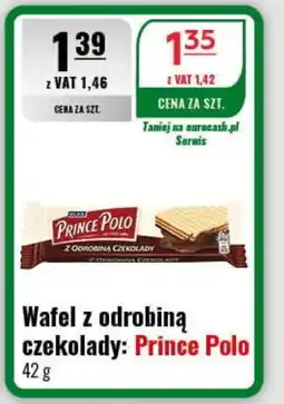 Eurocash Wafel z odrobiną czekolady: Prince Polo oferta