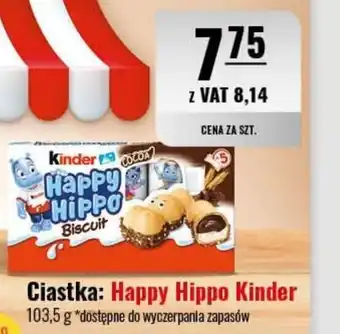 Eurocash Ciastka: Happy Hippo Kinder oferta