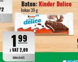 Eurocash Baton: Kinder Delice oferta