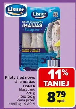 Carrefour Filety śledziowe à la matias LISNER oferta