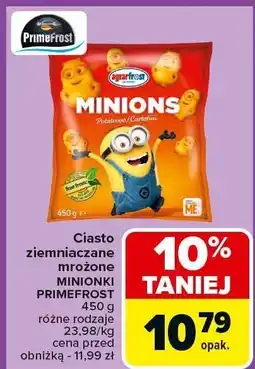 Carrefour Ciasto ziemniaczane mrożone Minionki 450g Primefrost oferta