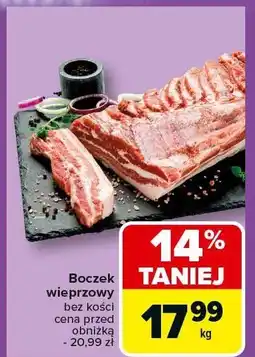 Carrefour Boczek wieprzowy bez kości Carrefour oferta