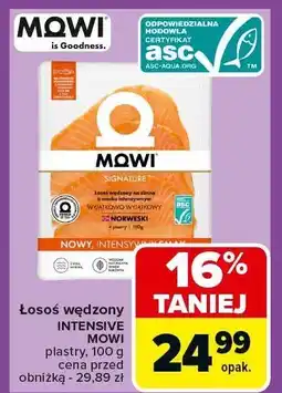 Carrefour Łosoś wędzony INTENSIVE MOWI oferta