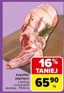 Carrefour Łopatka jagnięca z kością Carrefour oferta