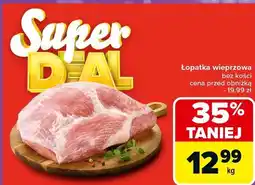 Carrefour Łopatka wieprzowa bez kości Carrefour oferta