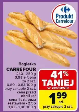 Carrefour Bagietka Carrefour 240-250g oferta