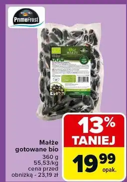 Carrefour Małże gotowane bio 360g Primefrost oferta
