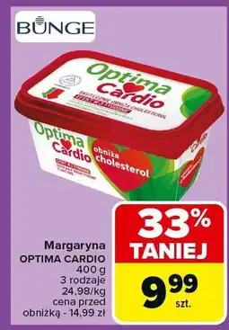 Carrefour Margaryna OPTIMA CARDIO 400g oferta
