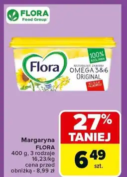 Carrefour Margaryna FLORA 400g oferta