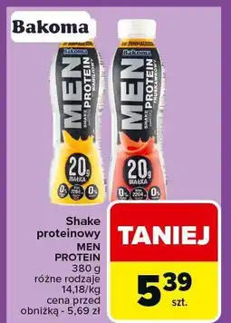 Carrefour Shake proteinowy MEN PROTEIN 380g oferta