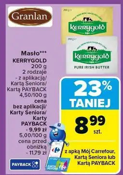 Carrefour Masło KERRYGOLD 200g oferta