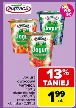 Carrefour Jogurt owocowy Piątnica 150g oferta