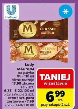 Carrefour Lody Magnum 6x110ml Unilever oferta