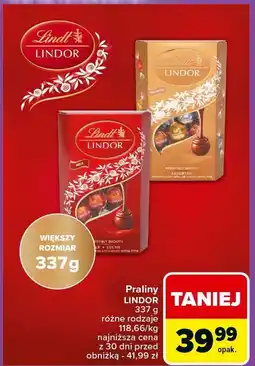 Carrefour Praliny LINDOR 337g oferta