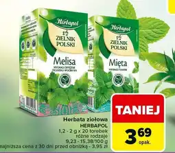Carrefour Herbata ziołowa HERBAPOL 1.2 - 2g x 20 torebek oferta