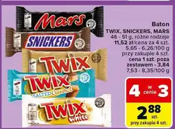 Carrefour Baton TWIX, SNICKERS, MARS oferta