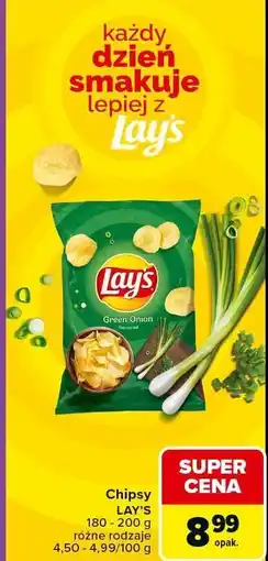 Carrefour Chipsy LAY'S oferta