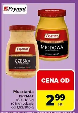 Carrefour Musztarda Prymat 180g oferta