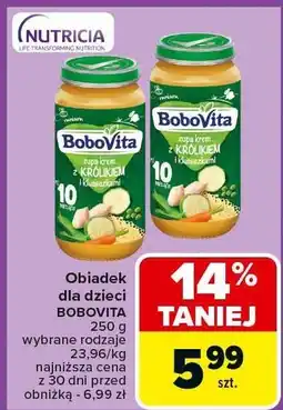 Carrefour Obiadek dla dzieci BOBOVITA 250g oferta