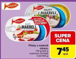 Carrefour Filety z makreli GRAAL 170g oferta