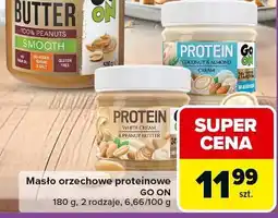 Carrefour Masło orzechowe proteinowe GO ON 180g oferta