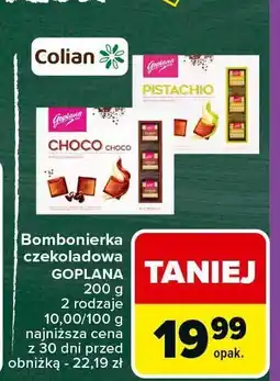 Carrefour Bombonierka czekoladowa GOPLANA 200g oferta