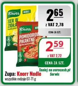 Eurocash Zupa: Knorr Nudle oferta