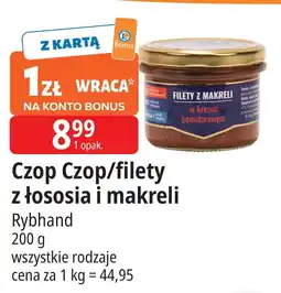 E.Leclerc Filety czop z łososia Rybhand oferta