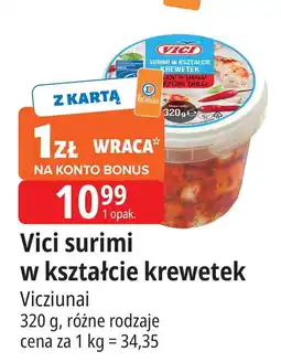 E.Leclerc Przysmak surimi o smaku krewetki Vici oferta