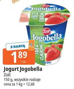 E.Leclerc Jogurt truskawkowy bez dodatku cukrów Zott Jogobella oferta