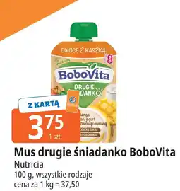 E.Leclerc Mus mango banan jogurt z kaszą orkiszową i owsianą Bobovita Drugie Śniadanko oferta