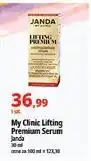 E.Leclerc Wielozadaniowe serum na dzień dobry i dobranoc Janda My Clinic Lifting Premium oferta