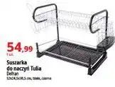 E.Leclerc Suszarka do naczyń tulia 52 x 24.5 36.5 cm czarna Delhan oferta