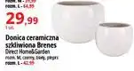 E.Leclerc Donica ceramiczna szkliwiona brenes rozm. l czarny Home&Garden oferta