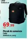 E.Leclerc Plecak do samolotu 30 x 40 20 cm czarny Cedar oferta