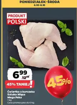 Netto Ćwiartki tylne z kurczaka Sztuka Mięsa Netto oferta