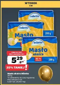 Netto Masło ekstra Miletto oferta