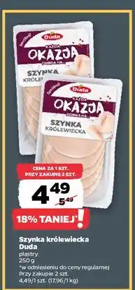 Netto Szynka królewiecka Silesia Duda oferta