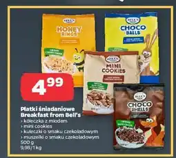 Netto Płatki mini cookies Breakfast From Bell's oferta