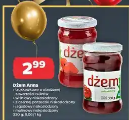 Netto Dżem niskosłodzony malinowy Anna oferta