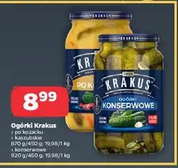 Netto Ogórki konserwowe Krakus Maspex oferta