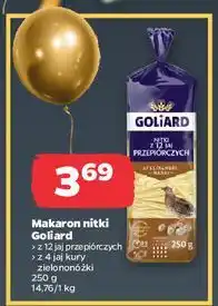 Netto Makaron kluski 4 jajeczny z jaj kury zielononóżki Goliard oferta